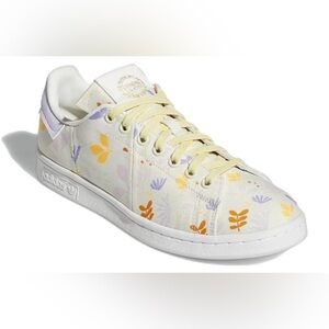 adidas Women's Stan Smith size 9 Sneakers - Cream, Orange, Purple